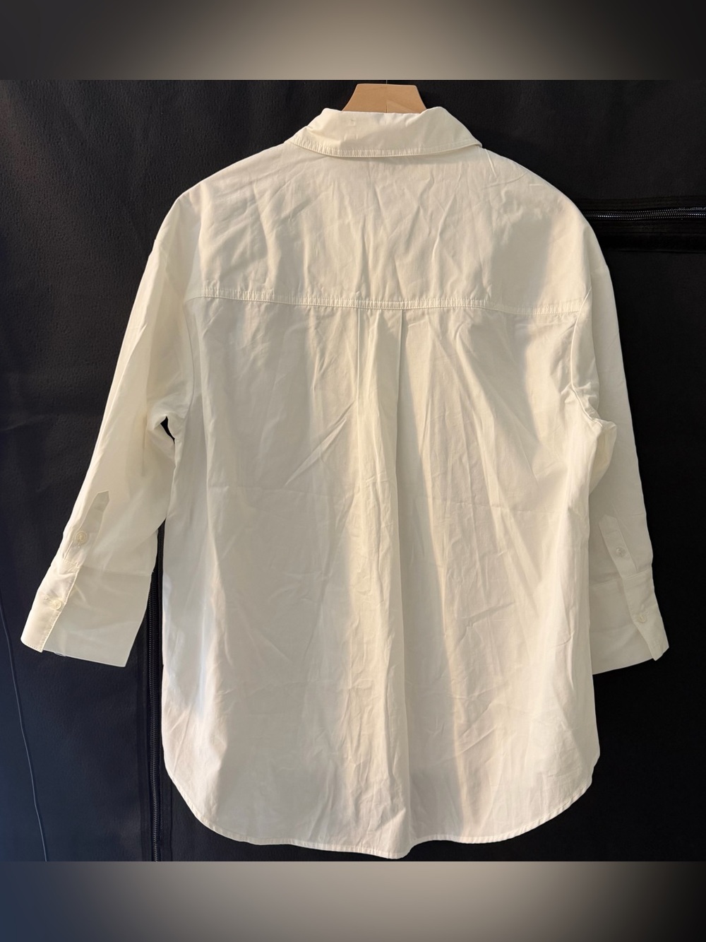 NWT Anine Bing White Cotton MIKA Shirt Size Small - Picture 10 of 10